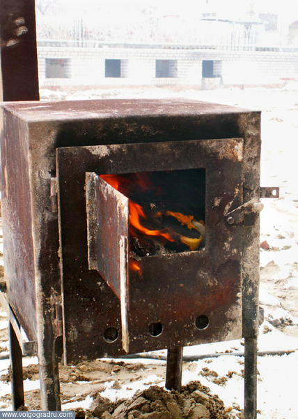 Печь для сжигания вещдоков. сжигание наркотиков, наркоконтроль Волгоградской области, печь для сжигания вещдоков