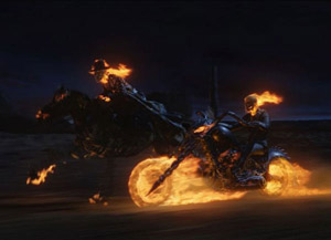 Фильм режиссёра Марка Стивена Джонсона «Призрачный гонщик» (Ghost Rider)