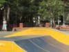 Соревнования в скейт-парке на фестивале субкультур
