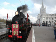 В Волгоград  прибыл ретро-поезд «Победа»