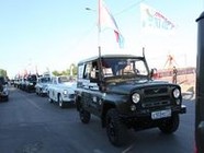 В Волгограде стартовал автопробег, посвященный 70-летию Победы