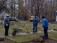В Волгограде озеленяют сквер на Тулака