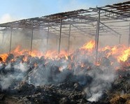 В Волгоградской области за сутки сгорело более 60 тонн сена