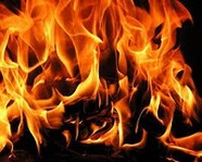В Волгоградской области в крупном пожаре сгорело несколько хозпостроек и кухня