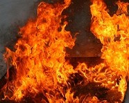 В поселке Каменка на пожаре сгорел мужчина
