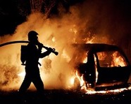 В Волгограде сгорели «Патриот» и «Хендай»