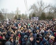 Волгоград почтил память погибших в трагедии в Кемерово