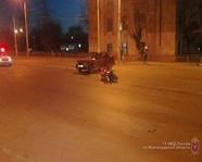 В Волгограде молодой парень сбил мотоциклиста