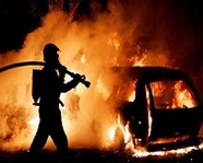 В Волгограде на одной улице сгорели три авто