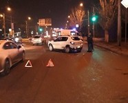 В Кировском районе столкнулись три иномарки