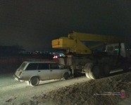 В Волгограде легковушка влетела в грузовик