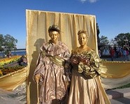 В Волгограде проходит конкурс «живых» скульптур