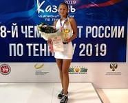 Волгоградская теннисистка стала чемпионкой России