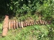 В Волгоградской области уничтожили арсенал снарядов времен ВОВ