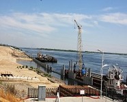 В Волгограде возобновили работы по берегоукреплению